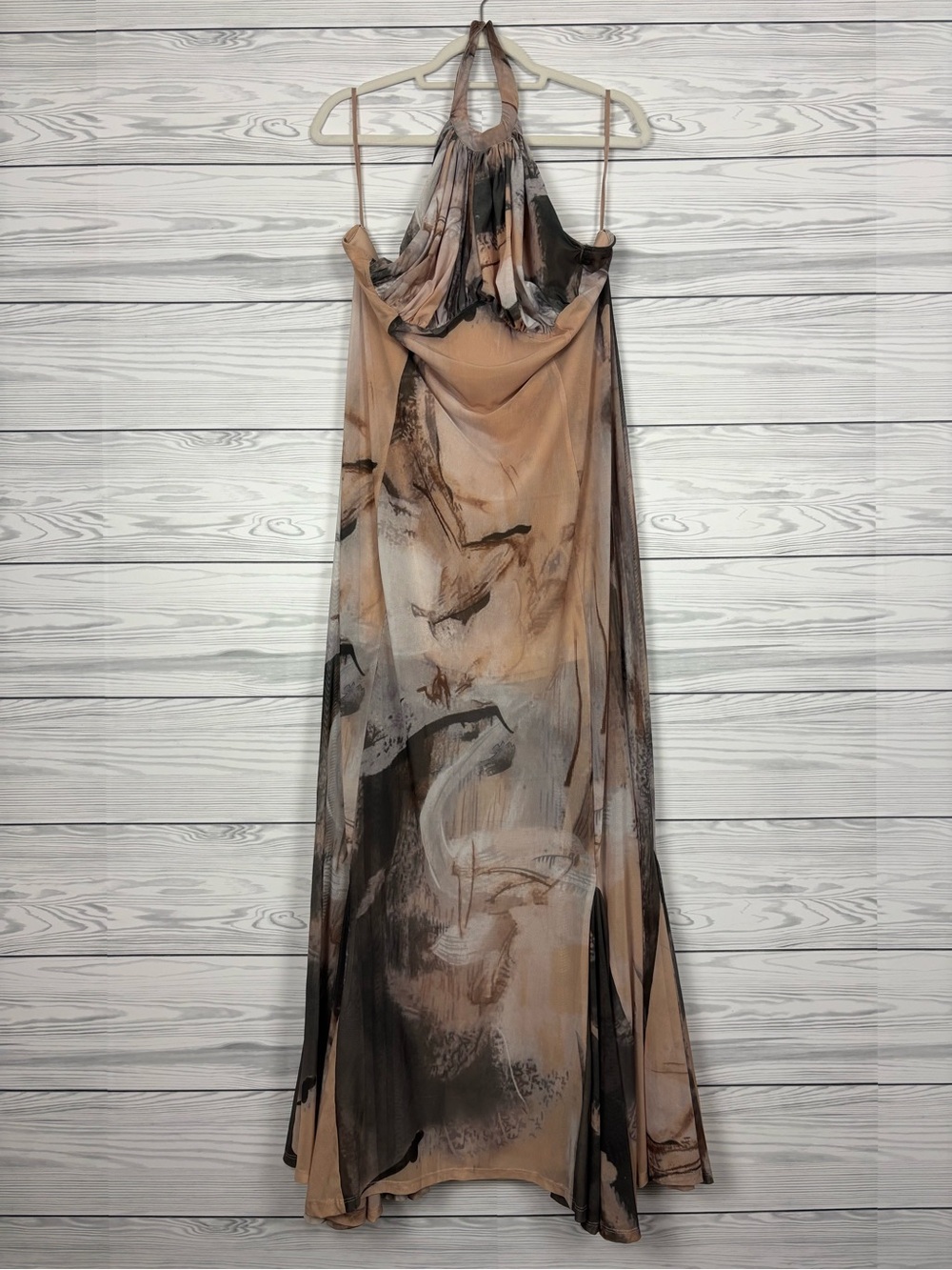 Let Me Be knit halter maxi dress size 1X NWT - Picture 3 of 12